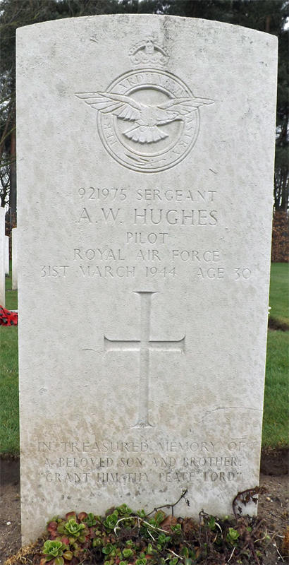 Sgt Allen Wakley Hughes<br/><br /><br />died March 31st, 1944